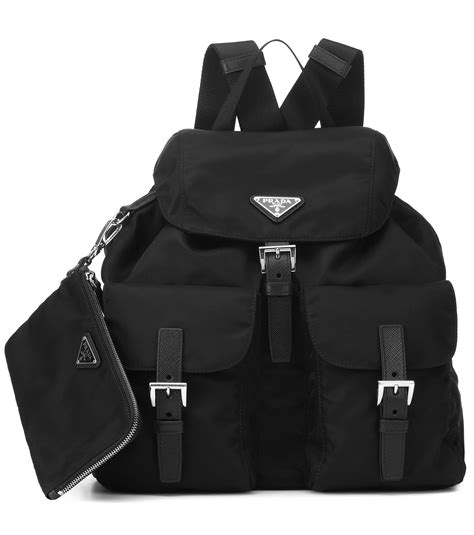 history of prada black backpack|prada nylon shoulder bag black.